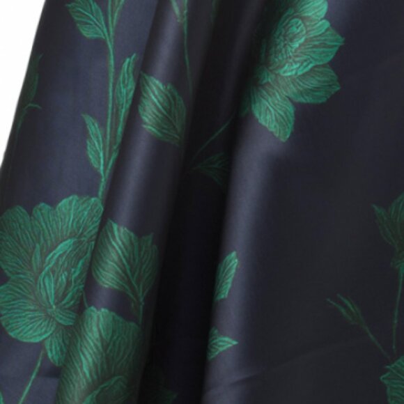 RENE BY RENE RUIZ Sleeveless Floral Border Tea Length Dress - Picture 2 of 4